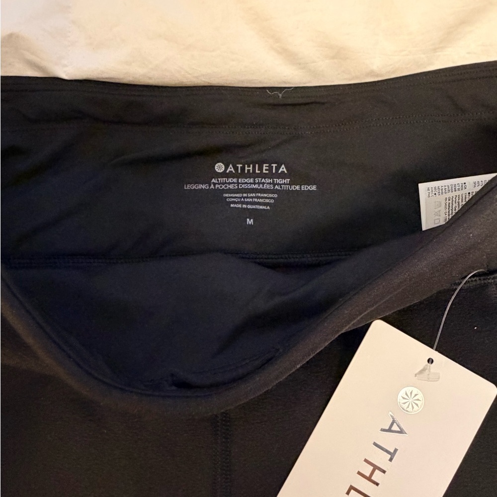 NWT Athleta fleece leggings - Picture 4 of 5